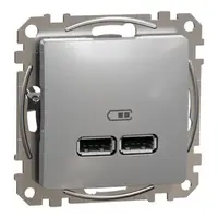 Sedna Design, Priza incarcare USB A+A 2.1A aluminiu