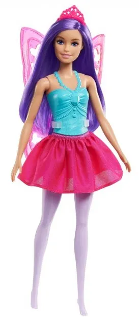 Barbie Dreamtopia papusa - Barbie zana cu aripi, cu parul violet