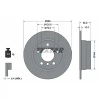 Disc frana TEXTAR 92132903