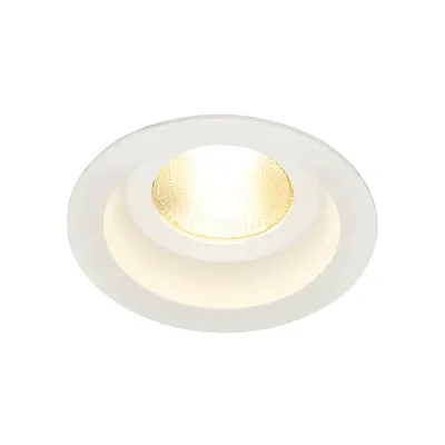 Spot incastrat, Contone incastrate montaj, cu LED-uri, 2000-3000K, rotund, alb, rigid, 13W, inclusiv arcuri lamelare