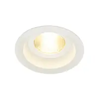 Spot incastrat, Contone incastrate montaj, cu LED-uri, 2000-3000K, rotund, alb, rigid, 13W, inclusiv arcuri lamelare,