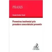 Prevenirea insolventei prin procedura concordatului preventiv
