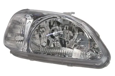 Far Dreapta (H4, electric, fara motoras) potrivit HONDA CIVIC VI