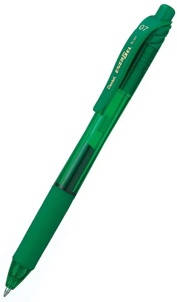 Roller automat Pentel Energel BL 107 - 0.7mm, verde-inchis