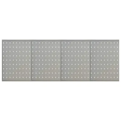 Gossi panouri de scule pentru perete, 4 buc., 40 x 58 cm, otel