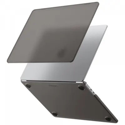 Husa Spigen Airskin pentru Apple MacBook Air 13inch (2026) / (2025) / (2024) / (2022), Neagra Satinata ACS11531