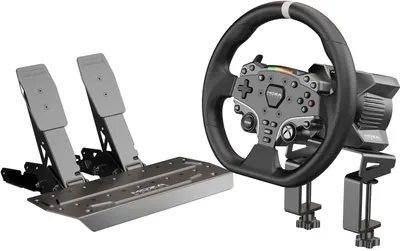 Volan cu pedale MOZA - R3, PC & Xbox, negru
