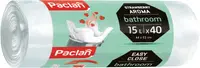 Saci de gunoi parfumați Paclan - Căpșuni, 15 l, 40 bucăți, albi
