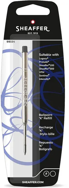 Rezerva pentru pix Sheaffer K Style - Negru, F