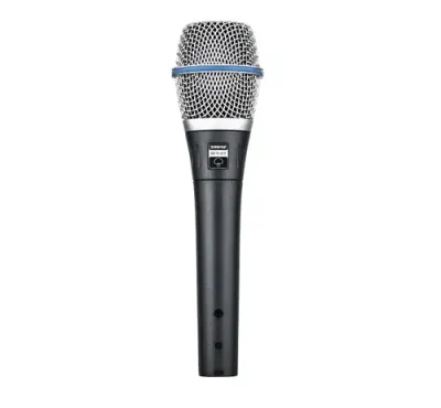 Microfon vocal de studio Shure BETA 87A, XLR (Negru)
