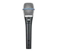 Microfon vocal de studio Shure BETA 87A, XLR (Negru)