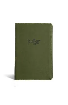 NASB Personal Size Bible, Olive Leathertouch