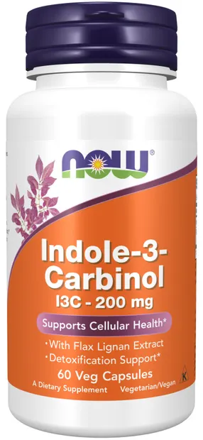 Indole-3-Carbinol (I3C), 200 mg, 60 capsule, Now