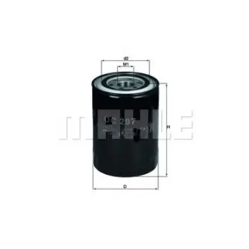 Filtru ulei MAHLE ORIGINAL OC 297