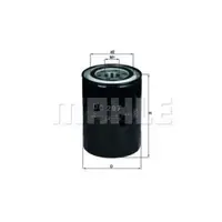 Filtru ulei MAHLE ORIGINAL OC 297