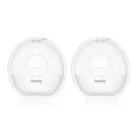 Colectoare san, Lionelo, 2 buc, 60 ml, fara BPA, Ergonomice, Compatibile cu orice sutien, Transparent