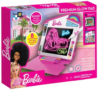 Tavă luminoasă pentru desen AM-AV - Premium Glow Pad Barbie