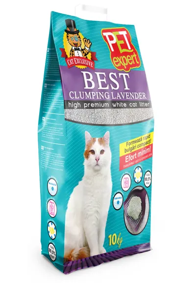 Pet Expert Nisip Best Clumping Lavanda 10 Kg