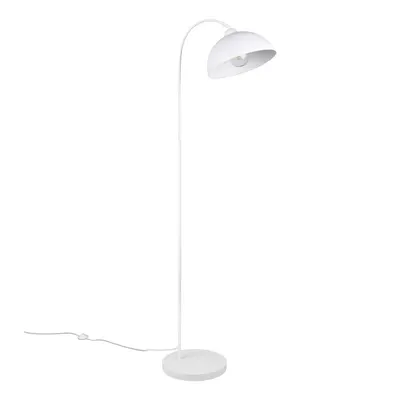 Lampadar alb cu abajur din metal (înălțime 170 cm) Sierra – Reality