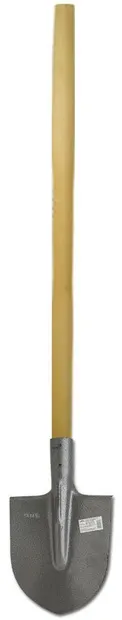 Lopată dreaptă Herly - Cu mâner din lemn, 120 cm