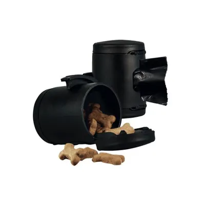 Recipient pentru recompense si saculeti igienici Flexi Vario Multi Box negru