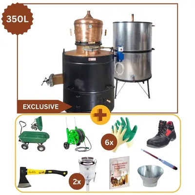 Gospodarul Profesionist, Cazan 350 Litri Exclusive + Accesorii [Pachet Promo]
