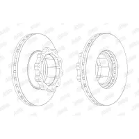 Disc frana JURID 567555J