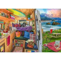 Ravensburger - Puzzle priveliste din rulota 1000 piese design nou