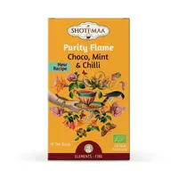 Ceai elements - purity flame - cacao, menta si chilli bio 16dz x 2g 32g Shotimaa