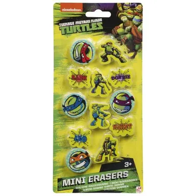 Teenage Mutant Ninja Turtles 12pk Erasers