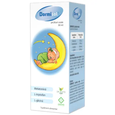Picaturi orale Dormisol, Dr. Phyto | 30 ml