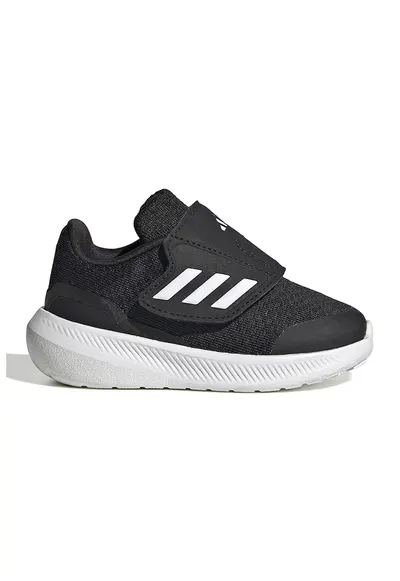 Pantofi sport cu velcro Runfalcon 3.0 - Negru/Alb optic