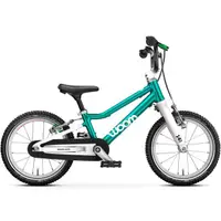 Bicicletă copii Woom 2 Go cu roți 14" verde Metallic Turquoise Petrol