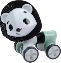 Jucărie pentru bebeluși Tiny Love Decor alb-negru - Rulouri mici, George Lion