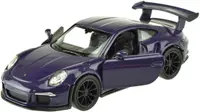 Mașinuță din metal Toi Toys Welly - Porsche GT 3, mov inchis