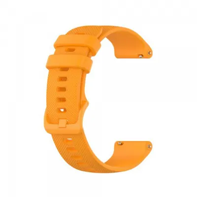 Curea Techsuit W006 pentru Samsung Galaxy Watch / Huawei Watch Series, 22mm, Portocalie