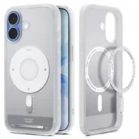 Husa MagSafe pentru Apple iPhone 17, Spigen, Ultra Hybrid Classic, Argintie ACS10389