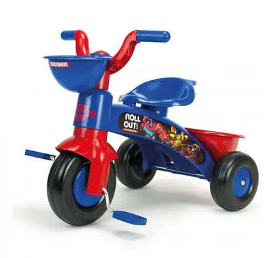 Tricicleta pentru copii Injusa Transformers, cu pedale, 62x42x46 cm, greutate admisa 25 kg, 1-3 ani