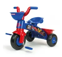 Tricicleta pentru copii Injusa Transformers, cu pedale, 62x42x46 cm, greutate admisa 25 kg, 1-3 ani