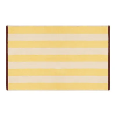 Covoraș de baie galben din material textil 50x80 cm Gobo – noo.ma