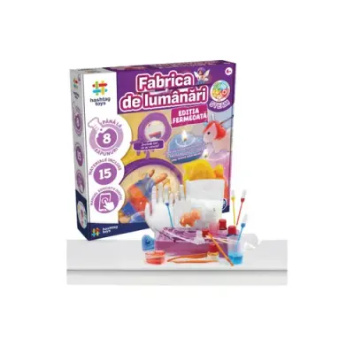Joc Hashtag Toys STEAM - Fabrica de lumanari, editia fermecata, lb. romana, +6 ani