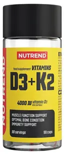 Vitamins D3 + K2, 90 capsule, Nutrend