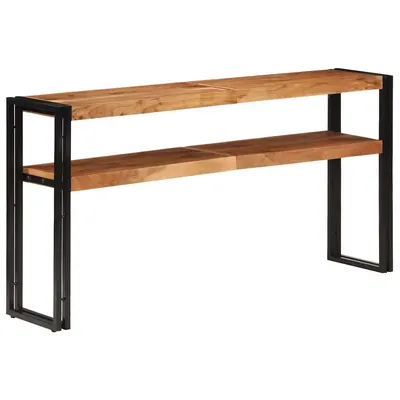 vidaXL Masă consolă, 150x30x75 cm, lemn masiv de acacia