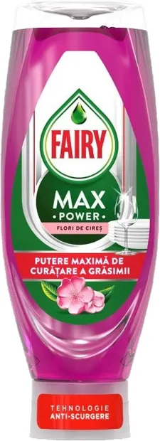 Detergent pentru vase Fairy - Max Power, cireașă, 730 ml