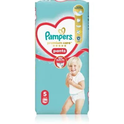 Pampers Premium Care Pants Size 5 scutece de unică folosință tip chiloțel 11-17 kg 50 buc