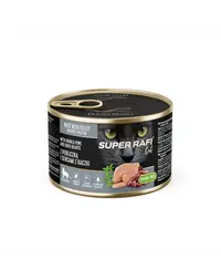 SUPER RAFI Cat cu bibilică și inimi de rață 185 g pentru pisici sterilizate
