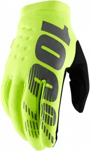 Manusi motocross 100% BRISKER culoare galben negru marime 2XL