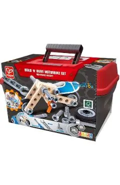 Jucarie din lemn STEAM. Set de constructie: Motociclete