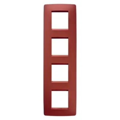 Placa ornament CProiector HORUS ONE - IN PAINTED TECHNOPOLYMER - 2+2+2+2 modul VERTICAL - RUBY - CProiector HORUS