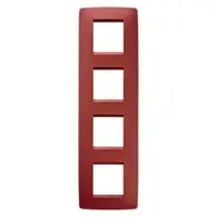 Placa ornament CProiector HORUS ONE - IN PAINTED TECHNOPOLYMER - 2+2+2+2 modul VERTICAL - RUBY - CProiector HORUS